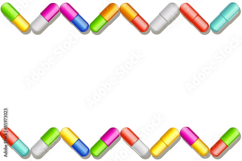 pills set big color