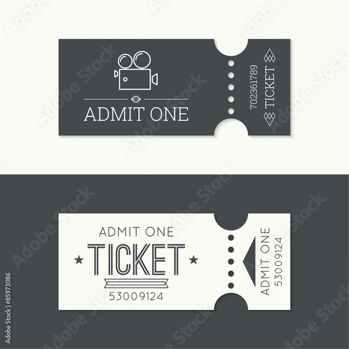 Entry ticket to old vintage style.