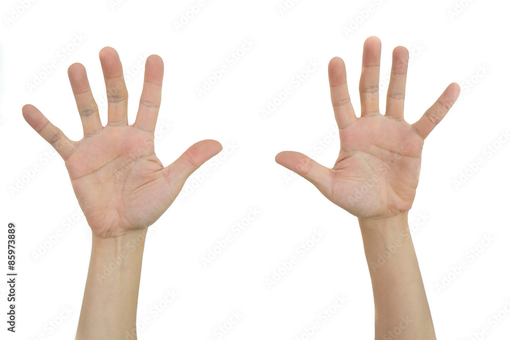 two hands show ten fingers two hands show ten fingers