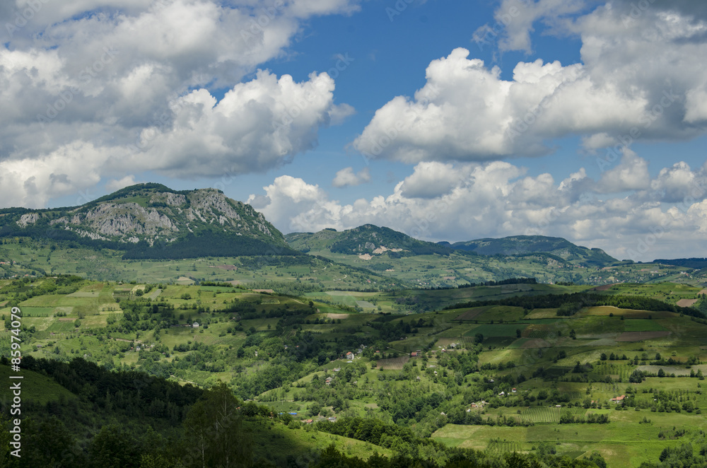Fototapeta premium Serbian landscape