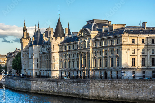 Castle Conciergerie - former royal palace and prison. Paris.