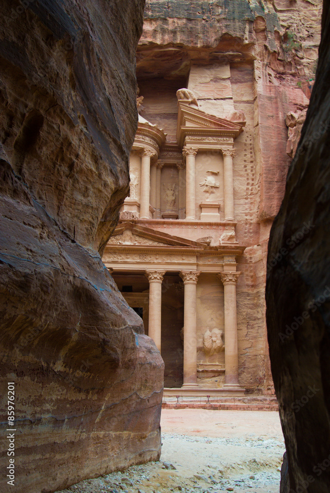 Petra, Jordan. Treasury facade