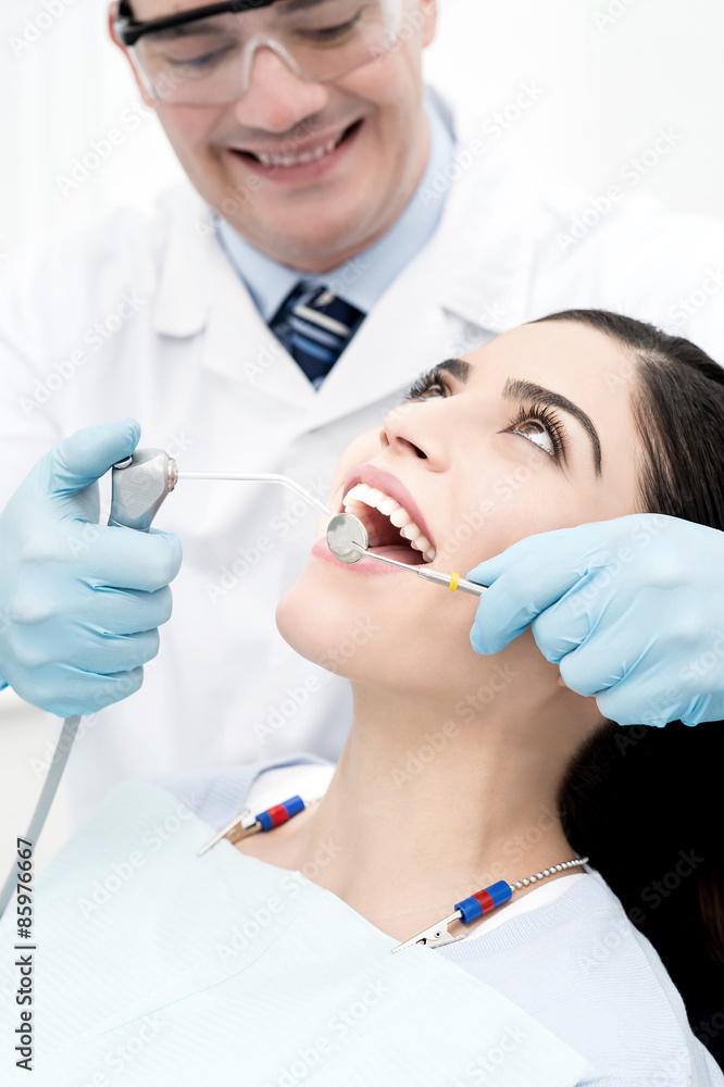 Teeth whitening at dental office Teeth whitening at dental office