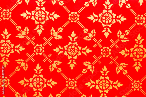 Thailand pattern background in Temple