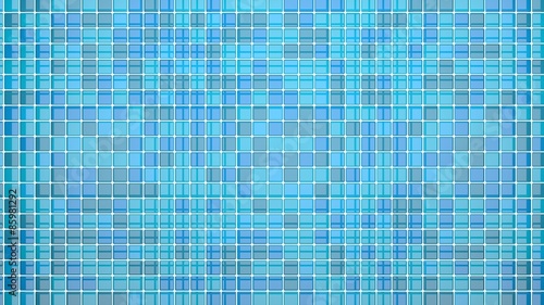 blue tiles background frontal view