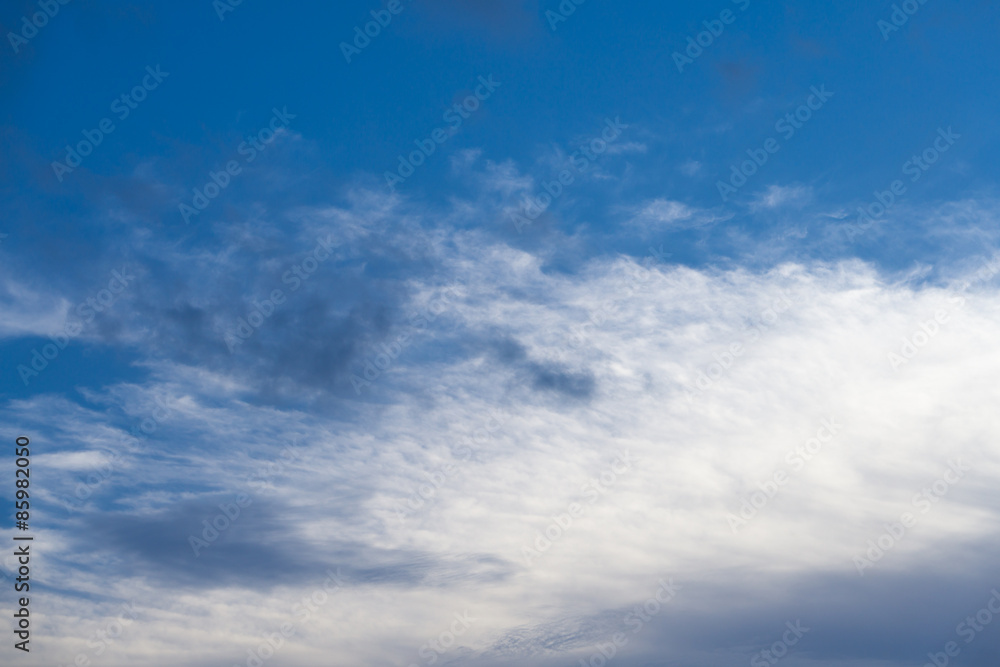 Cloud and sky sunset at evening background