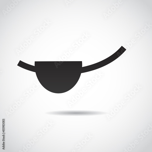 Slika na platnu Pirate eye patch. Vector art.