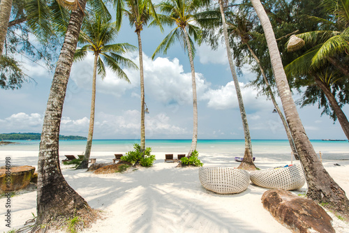 Tropical beach landscape at Koh Kood islandThailand photo