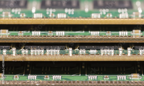 Stack of Ram Closeup