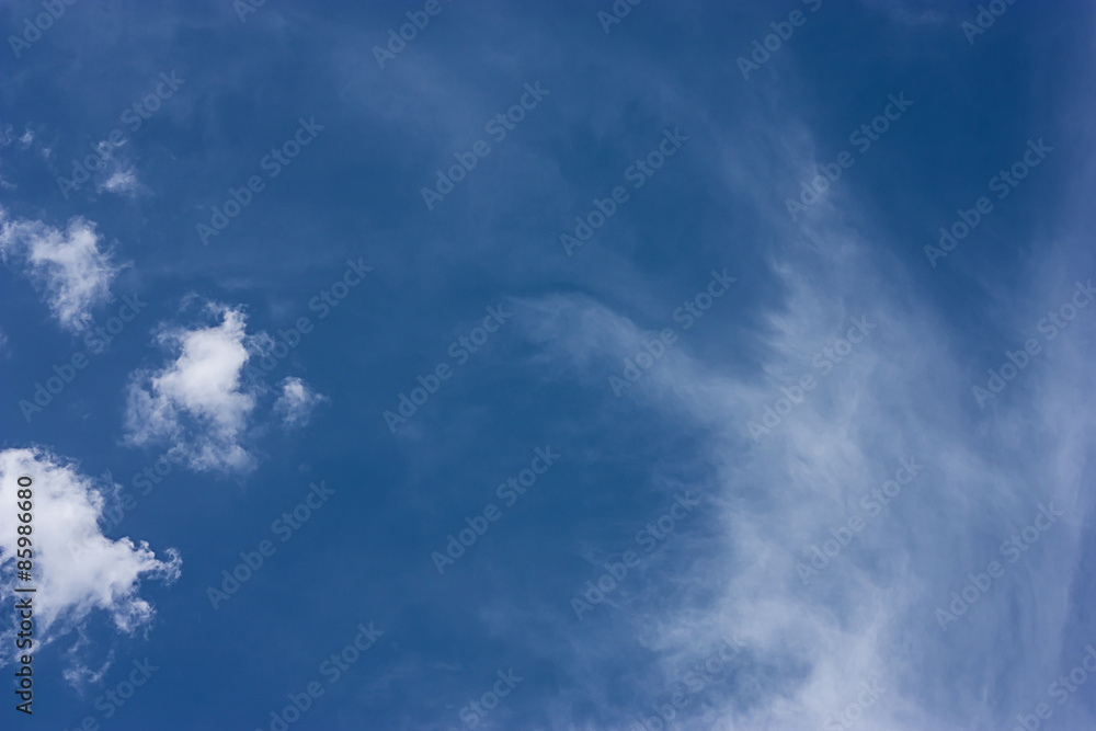 Obraz premium white fluffy clouds