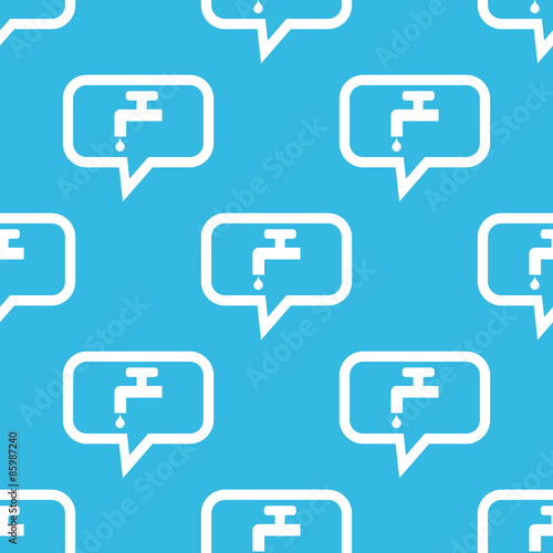 Water tap message pattern