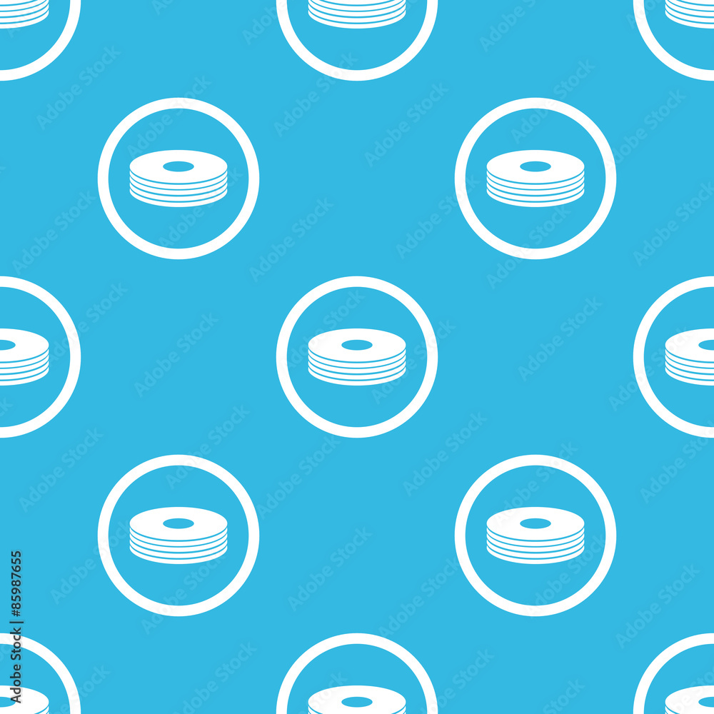Disc pile sign blue pattern Disc pile sign blue pattern