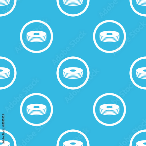Disc pile sign blue pattern
