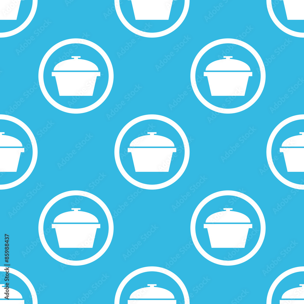 Pan sign blue pattern Pan sign blue pattern