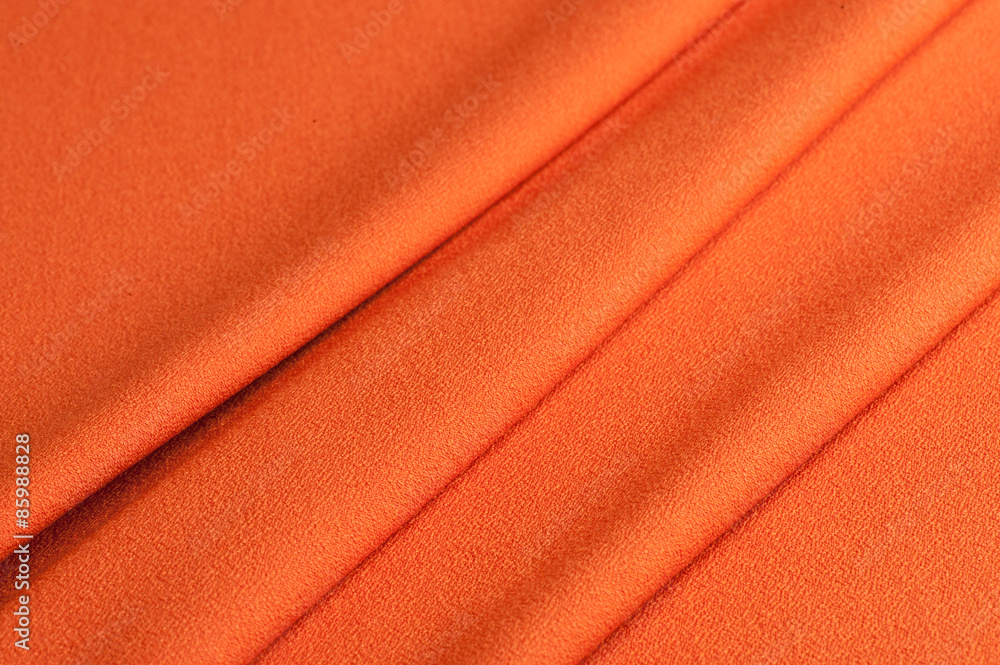 Red cloth with straight folds Red cloth with straight folds