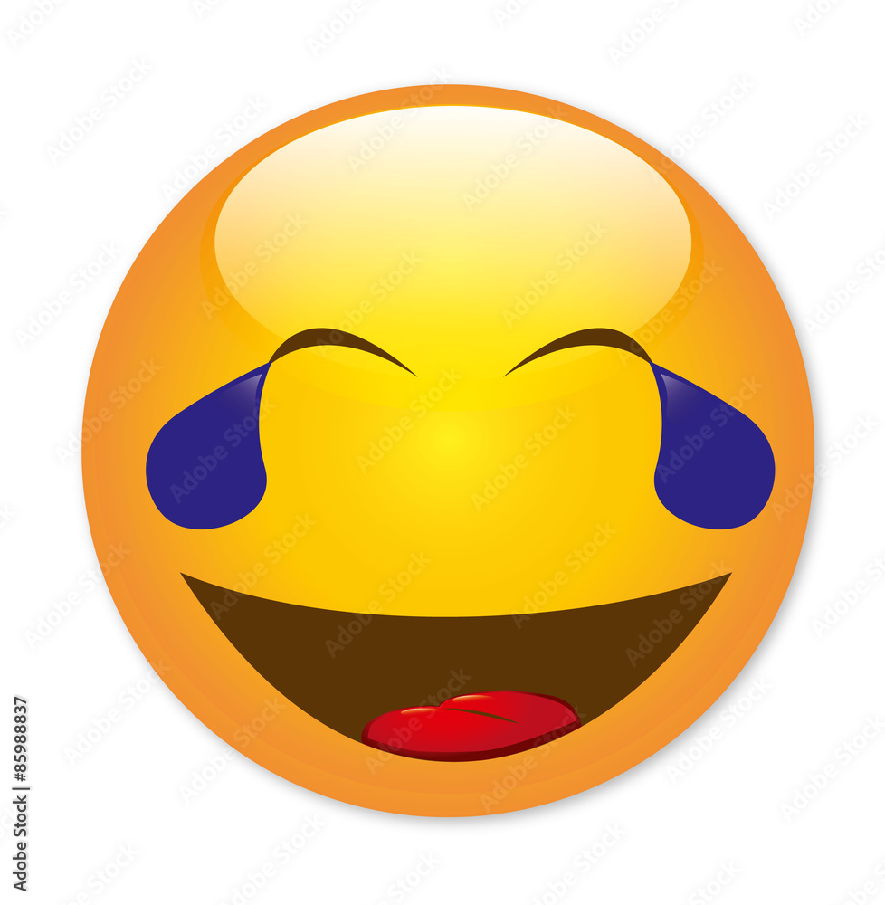Smiley lacht Tränen Smiley lacht Tränen