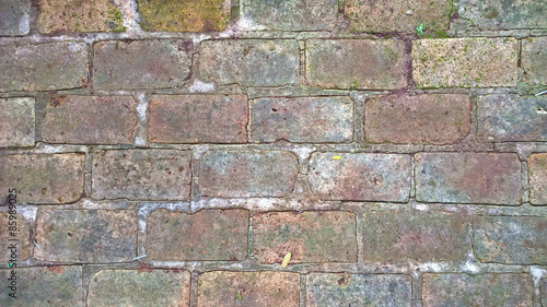 Old light brick texture close up