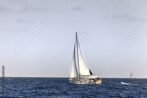 Fototapeta Naklejka Na Ścianę i Meble -  Sailing in the Caribbean