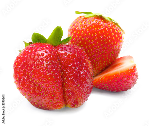 Beautiful strawberries photo