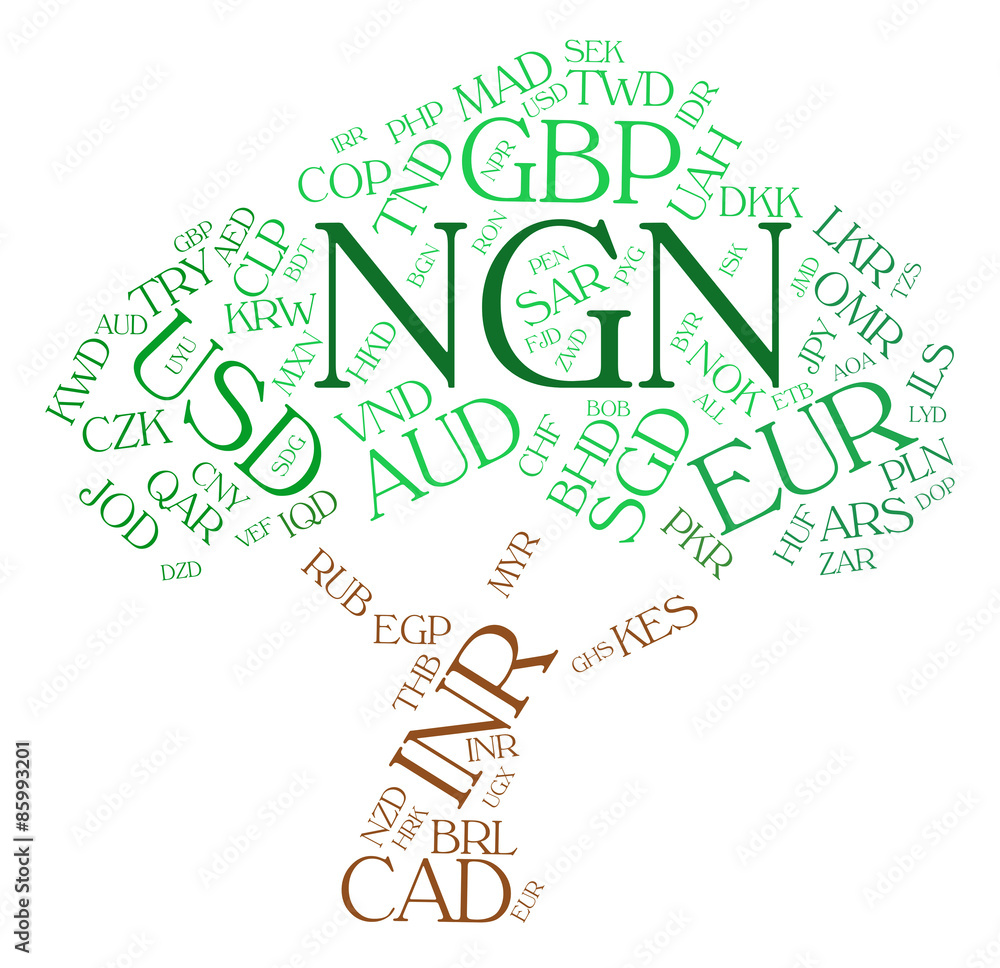 Ngn Currency Shows Nigerian Nairas And Banknotes Ngn Currency Shows Nigerian Nairas And Banknotes