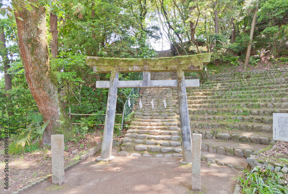 Iwasaki Shinto Shrine in Matsuyama, Japan Iwasaki Shinto Shrine in Matsuyama, Japan