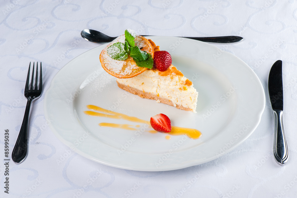 Orange cheesecake Orange cheesecake
