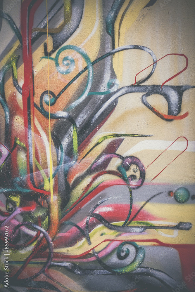 Graffiti abstrait