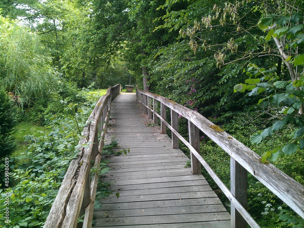 Brücke aus Holz Brücke aus Holz
