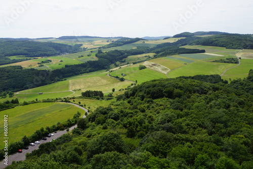 Blick vom Bergfried der Burgruine Olbrück