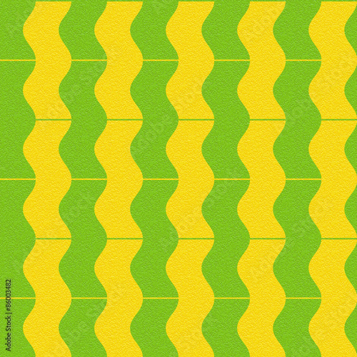 Abstract paneling pattern - waves decor - seamless background - citrus texture