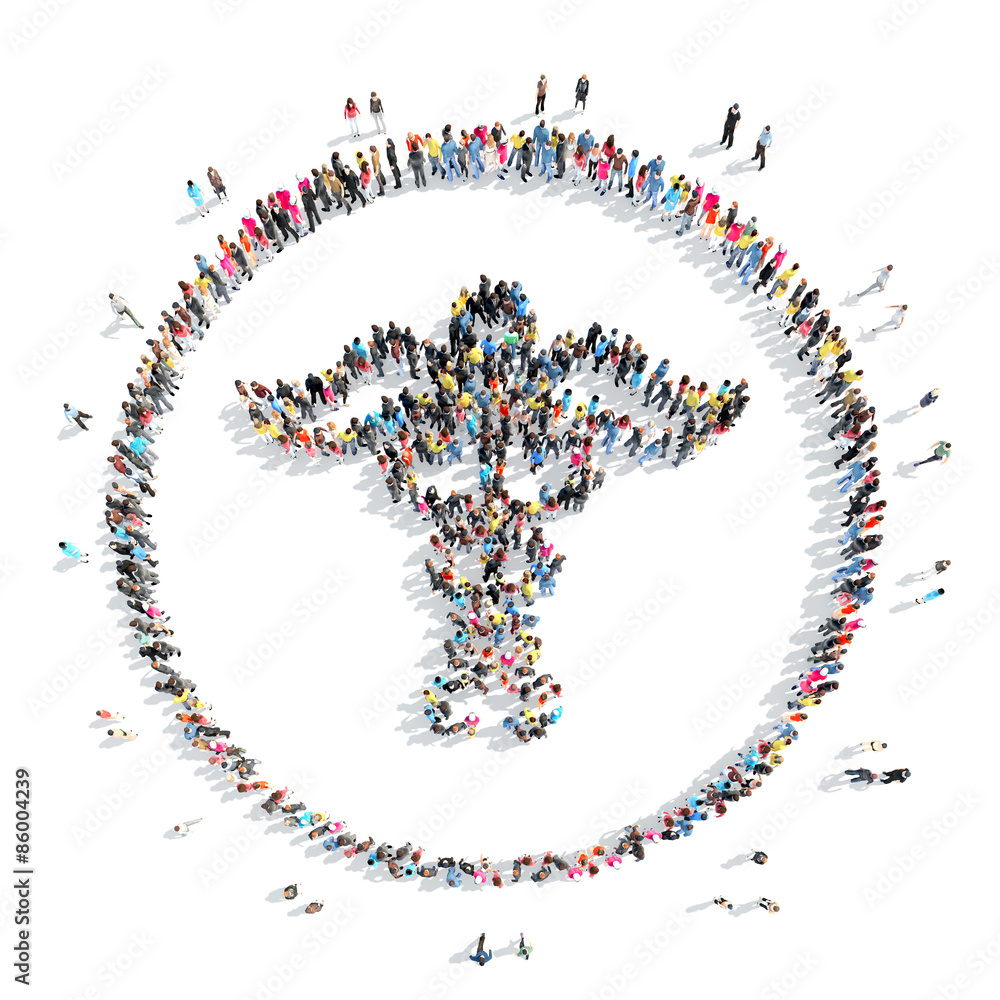people in the shape of a caduceus medical symbol. people in the shape of a caduceus medical symbol.