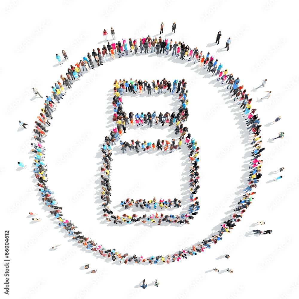 people in the shape of a pills. people in the shape of a pills.