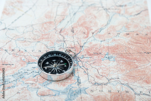 Compass on a map © Antonio