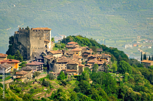 Tenno  Trentino Alto Adige  Italy   village and castle