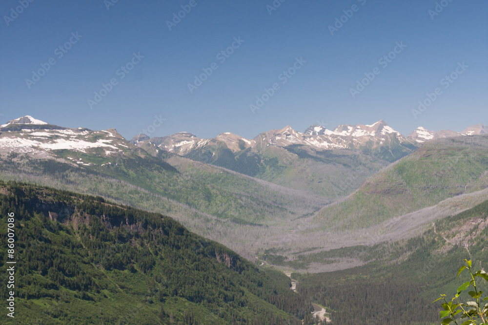 Fototapeta premium Going to the sun road, USA