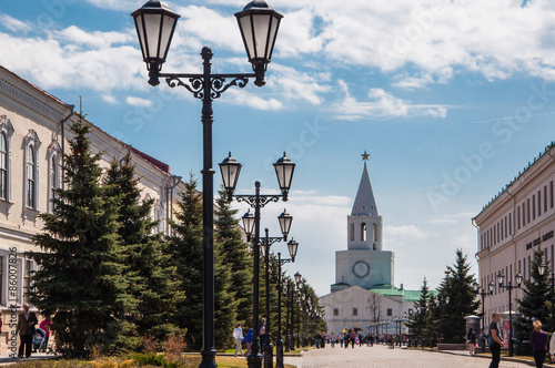 Spasskaya tower of the Kazan Kremlin, Republic of Tatarstan photo