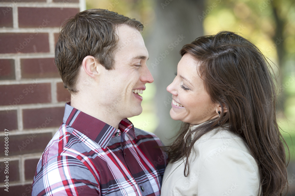 Fototapeta premium Happy Caucasian Couple