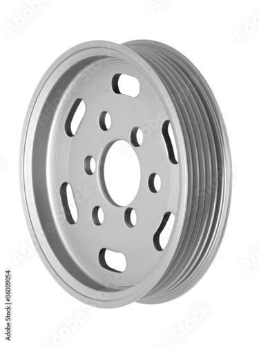 фотографія Pulley belt drive / Wheel for belt or cable transmission of motion
