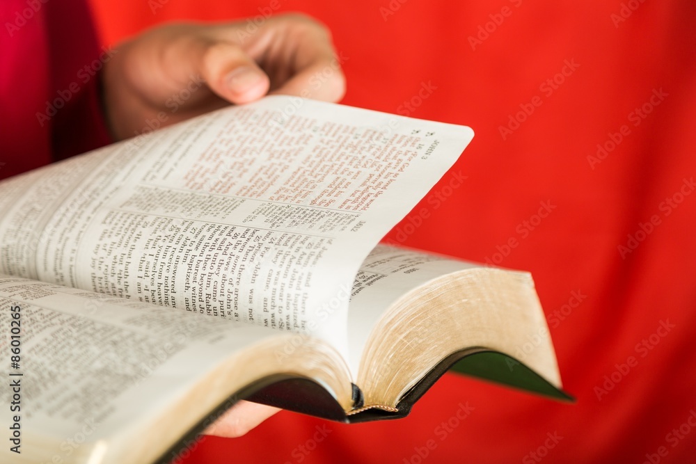 Obraz premium Book, Reading, Bible.