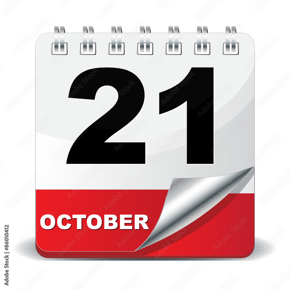 21 OCTOBER ICON Stock Vector | Adobe Stock