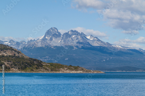 Lapataia bay in National Park Tierra del Fuego