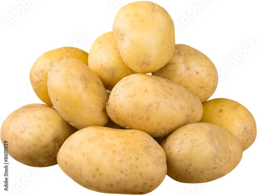 Raw Potato  Vegetable  Food.