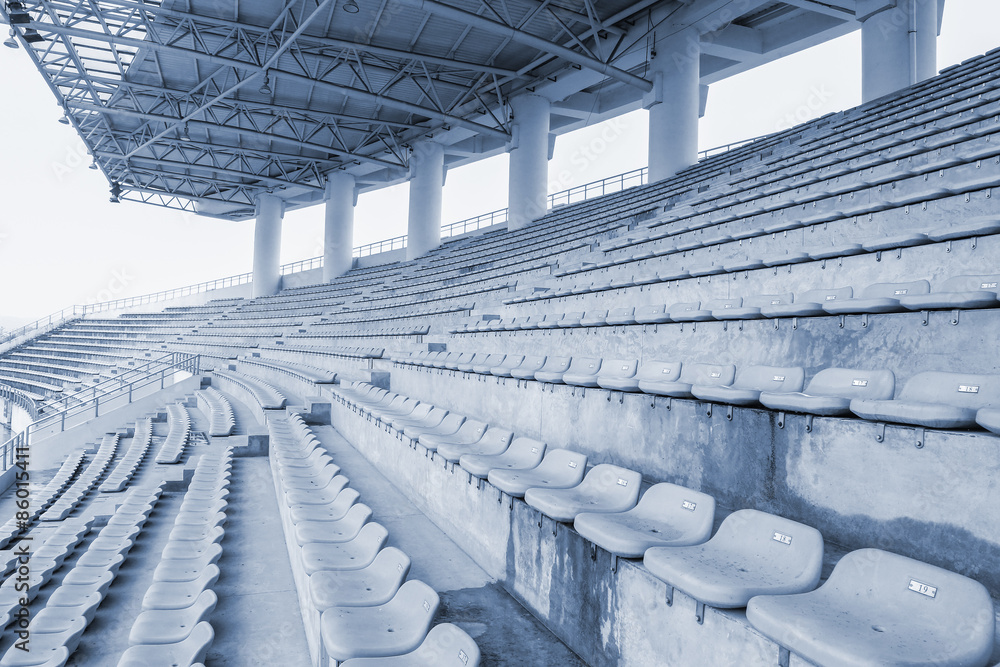 Fototapeta premium yellow seat in the stadium