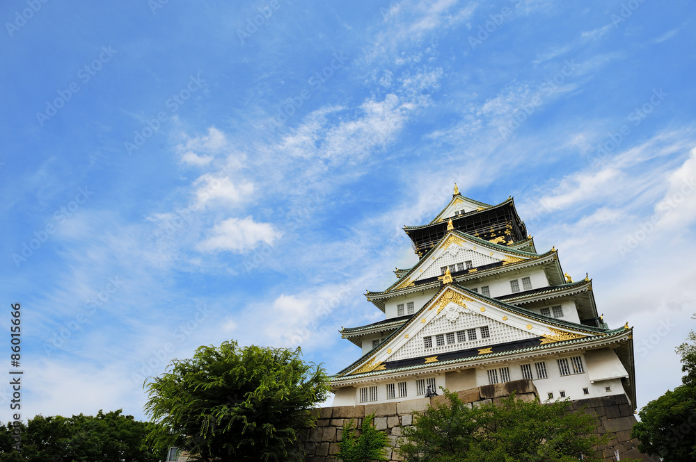 大阪城の景色