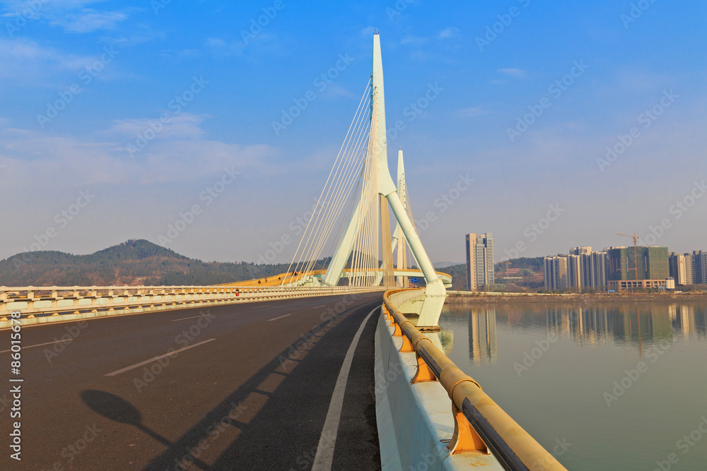 Obraz premium road on bridge