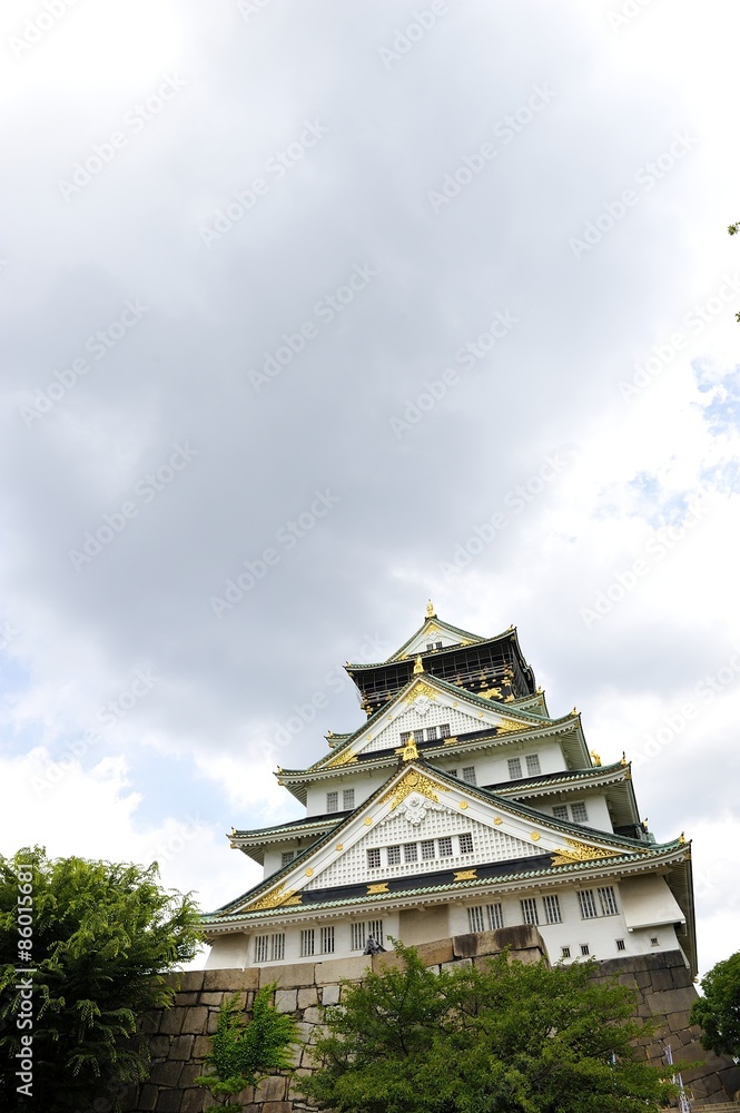 大阪城の景色