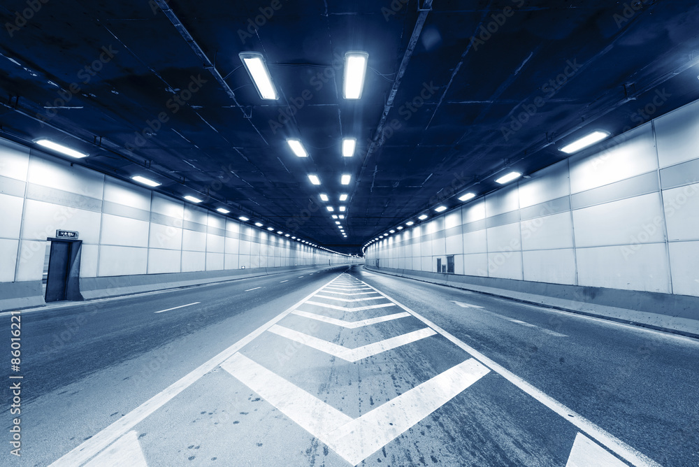 Abstract car in the tunnel trajectory Abstract car in the tunnel trajectory