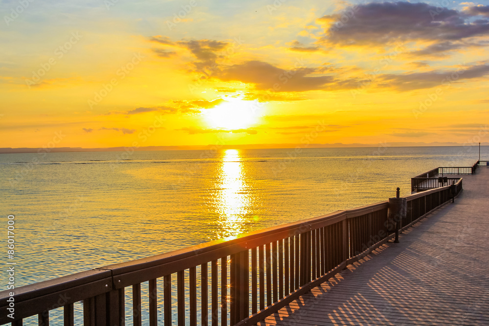 Obraz premium Seaside promenade 
