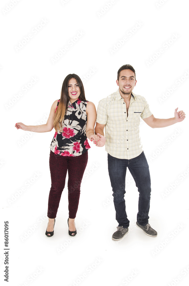 Fototapeta premium Couple dance move