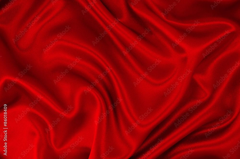 Obraz premium White satin fabric